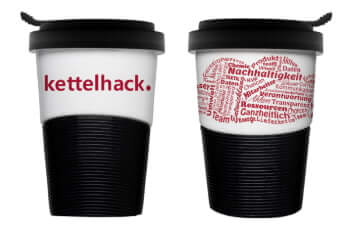 Coffee2Go Becher mit RFID bei Kettelhack
