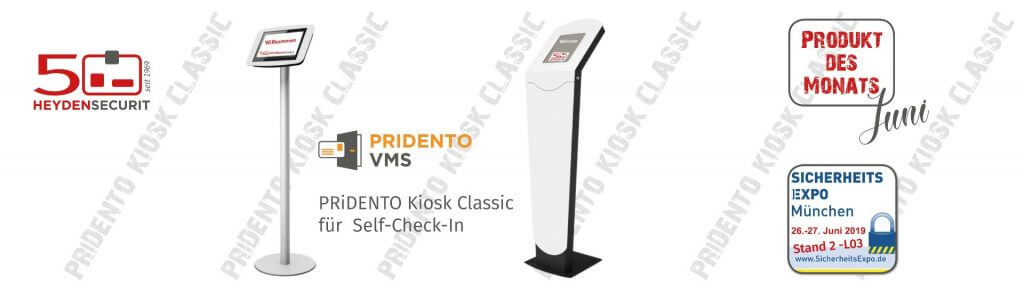 Das Produkt des Monats im Juni ist der Pridento Kiosk Classic!