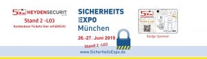 Auch auf der Sicherheits-Expo stellen wir in diesem Jahr aus und dürfen ebenfalls die Akkreditierungen durchführen.