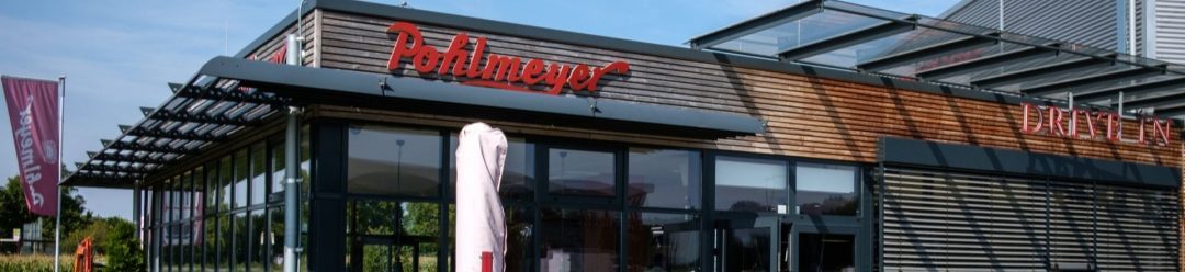 Der Eingangsbereich der Holzofenbäckerei Pohlmeyer in Münster.