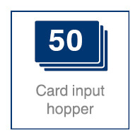 Card input hopper 50