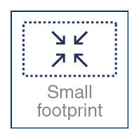Small footprint