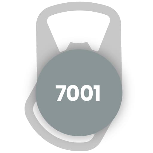 Tino NFC Flaschenöffner RAL 7001