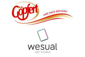 Bäackerei Göppfert und Wesual Create Logo