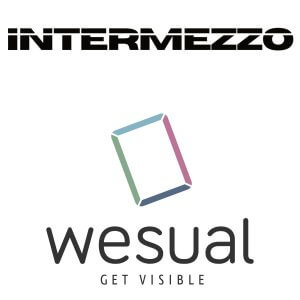 Pizzeria Intermezzo und Wesual Create Logo