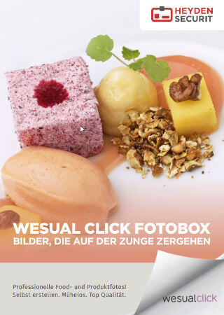 Wesual Click Fotobox Broschüre Deckblatt