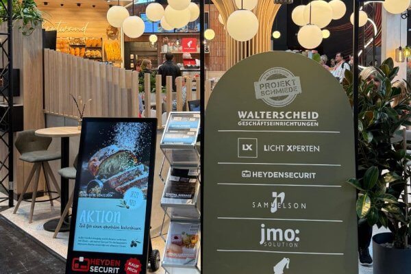 IBA 2025 Düsseldorf Digitaler Kundenstopper Digital Signage