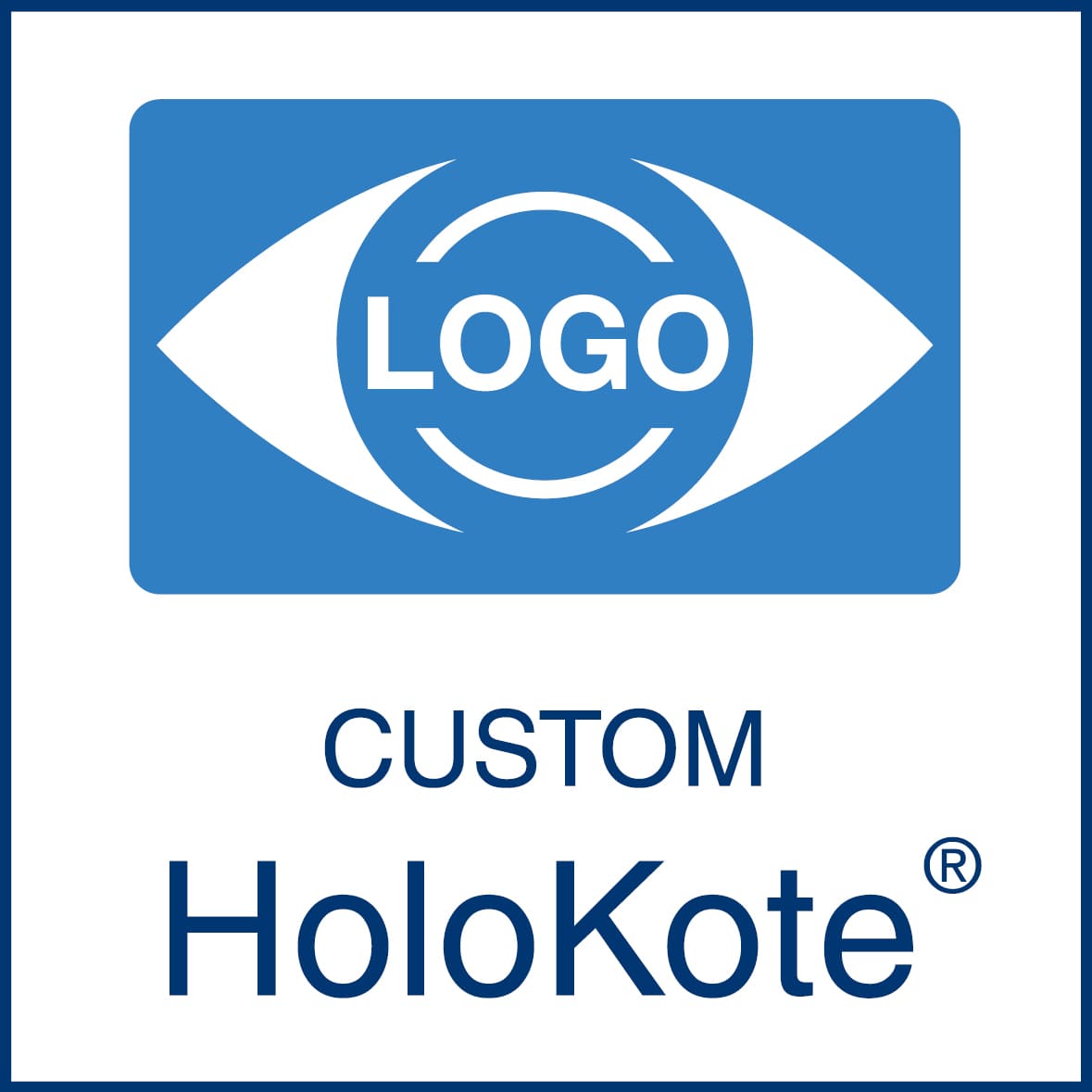 Custom HoloKote Visual Security logo V2 Magicard Custom HoloKote