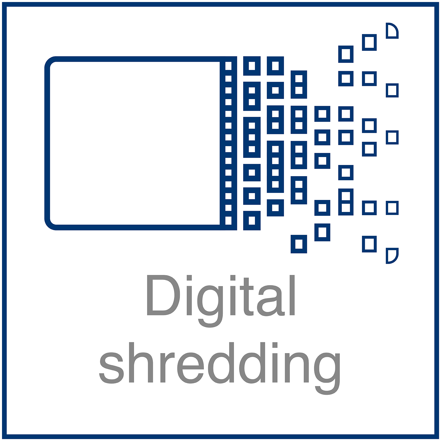 Pronto_100_Shredding Magicard Icon DIgital Shredding