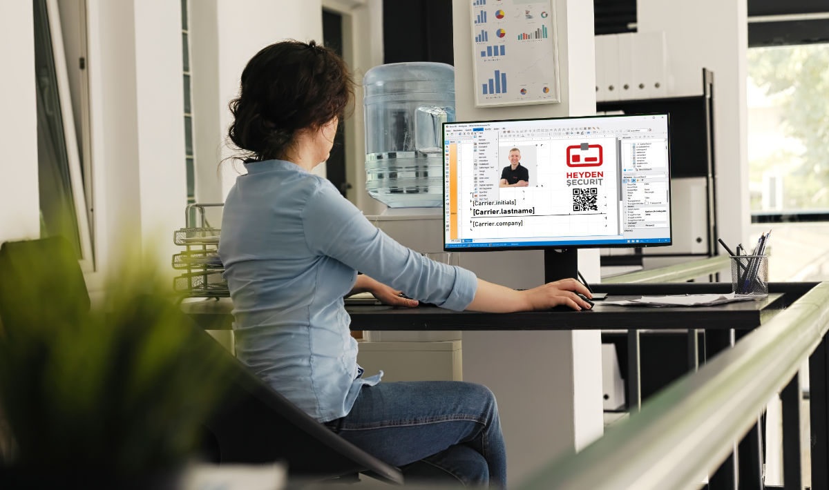 Empfangsbereich eines Unternehmens mit FAVOR.ID