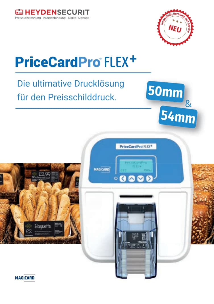 Magicard PriceCardPro Flex+ Broschüre Deckblatt