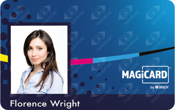 Magicard Standard HoloKote Beispielkarte