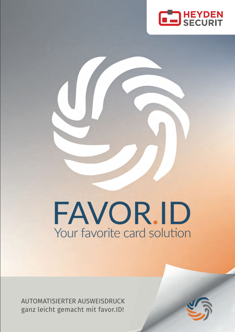 FAVOR.ID Broschüre Deckblatt