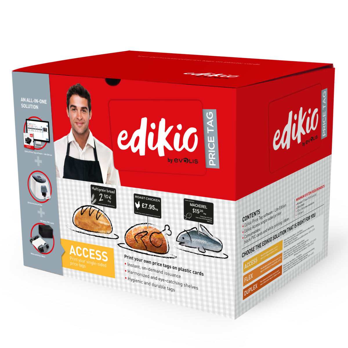 Edikio Access Price Tag Preisschilddrucker Bundle Karton