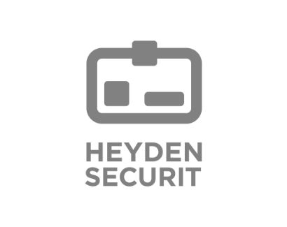 Heyden-Securit Logo schwarz-weiß