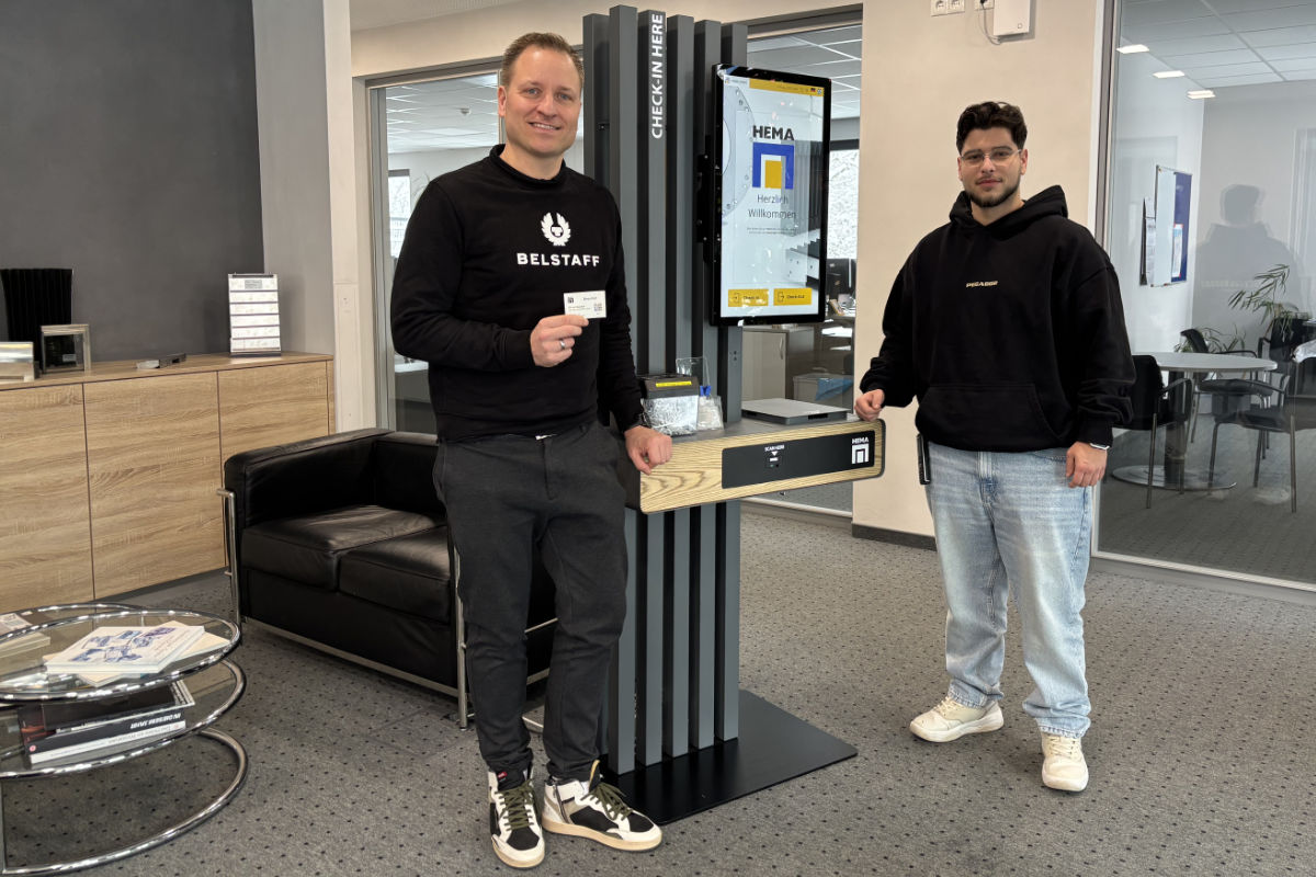 Digitales Besuchermanagement mit Self-Checkin-Kiosksystem
