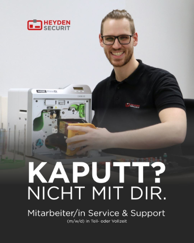 Jobanzeige: Mitarbeiter im Service und Support. Druckerwartung und Reparatur
